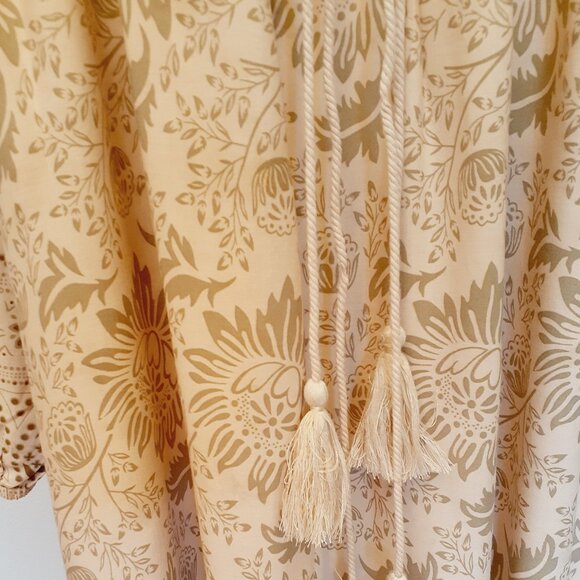 R. Vivimos Slit Neck Tassel Dress - Picture 8 of 15